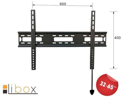 Suport Perete Libox PARYZ SLIM LB-300, 32inch - 65inch, 50 kg (Negru)