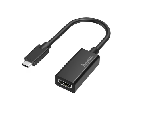 Adaptor Hama 200315, USB-C - HDMI (Negru)
