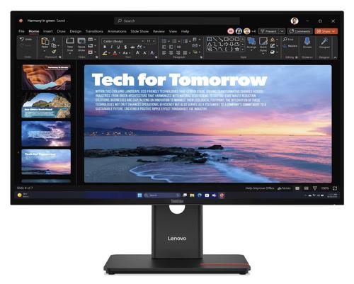 Monitor IPS LED Lenovo ThinkVision 27inch T27QD-40, QHD (2560 x 1440), HDMI, DisplayPort, Pivot (Negru)