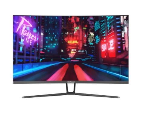Monitor Gaming VA E-LED Dahua 31.5inch LM32-E230C, Full HD (1920 x 1080), HDMI, DisplayPort, Ecran curbat, 165 Hz, 1 ms (Negru)