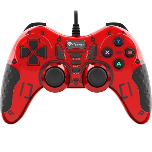 Gamepad Genesis Mangan 200, PC (Rosu)