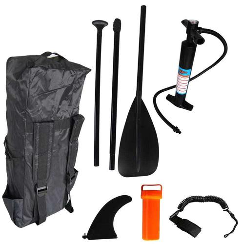 Set placa gonflabila Stand Up PaddleBoard, IGPB-305-01, cu pompa si sac pentru transport incluse (Multicolor)