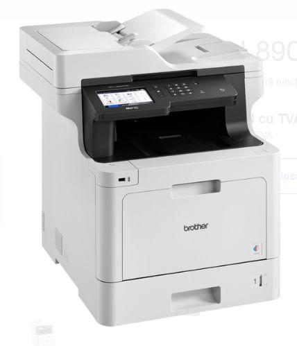 Multifuntional Brother MFC-L8900CDW, A4, 31 ppm, WIFI, Retea (Alb/Negru)