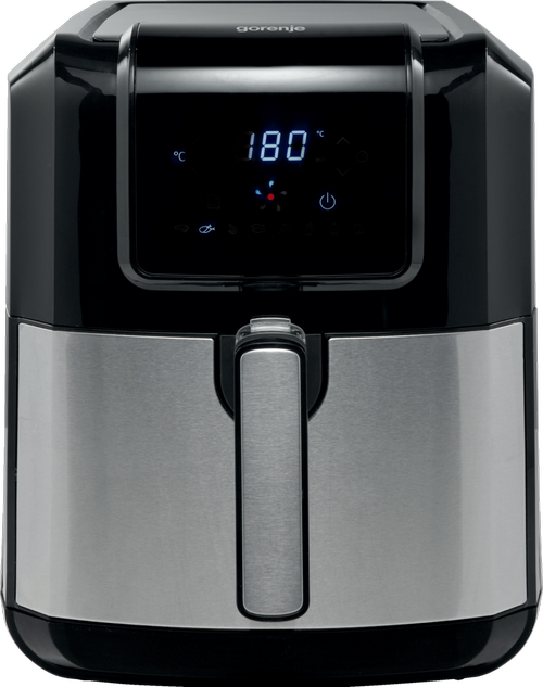 Friteuza cu aer cald Gorenje AF1700DB, 5 l, 1700 W, Temperatura ajustabila 80-200 C, Control Touch (Negru/Argintiu)