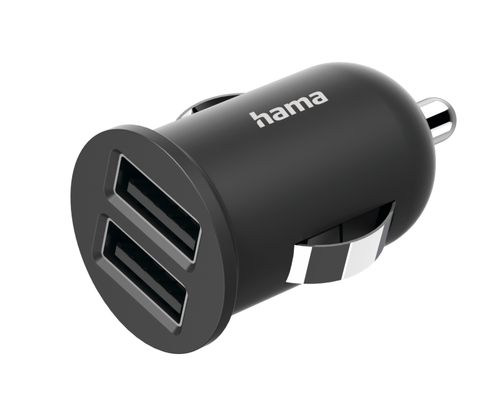 Incarcator auto Hama 223351, 2x USB (Negru)