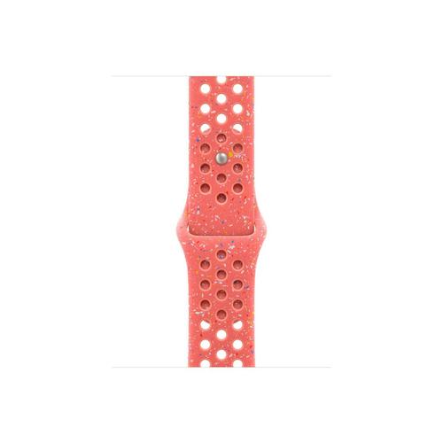 Curea Smartwatch Apple MYL33ZM/A pentru Watch 42mm, Nike Sport Band, M/L (Rosu)