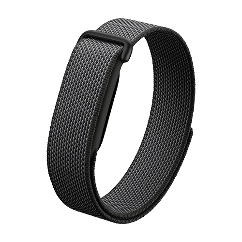 Bratara fitness Google Fitbit Air, Rezistenta la apa, Sensor optic cardiac, Accelerometru, Giroscop, Autonomie 7 zile (Negru)