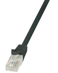 Cablu UTP LogiLink CP1033U, Patchcord, CAT.5e, 1m (Negru)