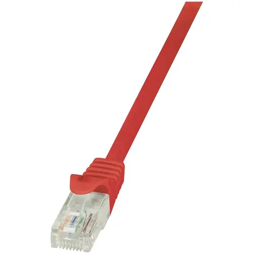 Cablu UTP LOGILINK Cat6, cupru-aluminiu, 5 m, rosu, AWG24, CP2074U