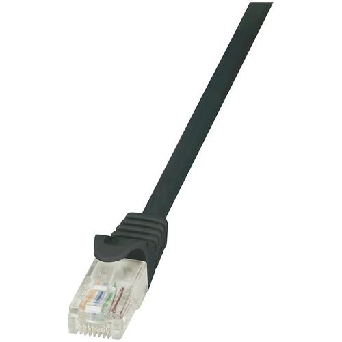 Cablu UTP LOGILINK Cat6, cupru-aluminiu, 5 m, negru, AWG24, CP2073U