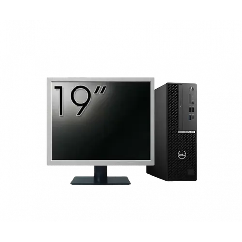 Calculator Sistem PC Refurbished Pachet Calculator refurbished DELL OptiPlex 5080 SFF, Intel Core i5-10500 3.10 - 4.50GHz, 8GB DDR4, 256GB SSD + Monitor 19"