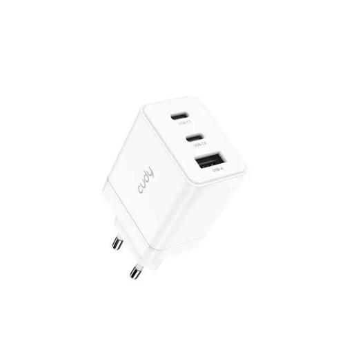 Incarcator retea Cudy CH67_EU, 67 W, 2x USB Type-C, 1x USB-A (Alb)