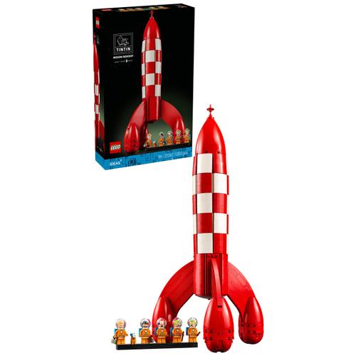 LEGO® Ideas Racheta spre Luna din Tintin® 21367, 1283 piese