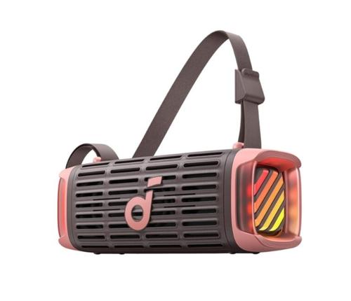 Boxa Portabila Anker Soudcore Boom 3i, 50W, IP68, BassUp 2.0, Autonomie 16 ore, Bluetooth 5.3 (Maro)