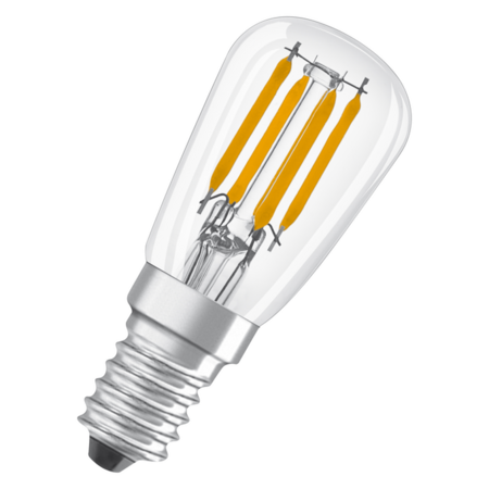 Bec LED Ledvance (Osram)  LED T26 40 Filament 4 W 4000 K Clear E14, 470 lm, 300°, transparent