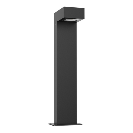 Stâlp de iluminat LED Ledvance (Osram)  Bollard Rectangular 0.8m 12 W 830 Black, 1200 lm, 3000 K, IP66, 105°x50°, negru