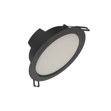 Downlight LED LEDVANCE DL IP44 DN DN 115 8 W 865 920 lm BK, 6500 K, 100°, negru