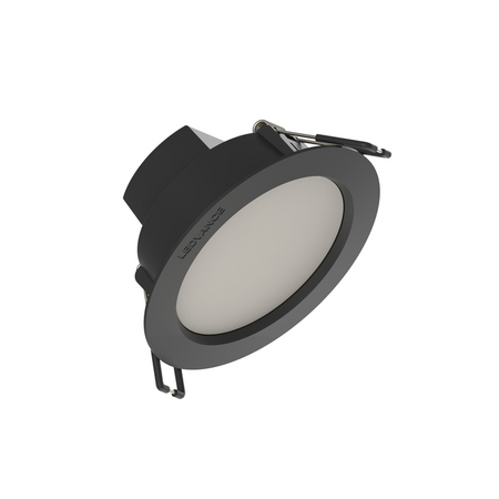 Downlight LED LEDVANCE DL IP44 DN DN 90 4 W 865 460 lm BK, 6500 K, 100°, negru