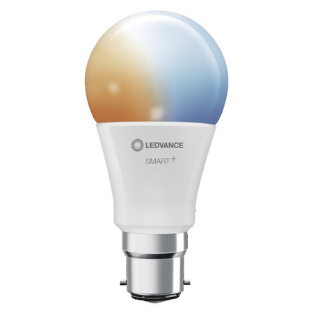 Bec LED LEDVANCE SMART WIFI A60 9 W 230V TW FR B22D SINGLE PACK, 806 lm, 6500 K, 220°
