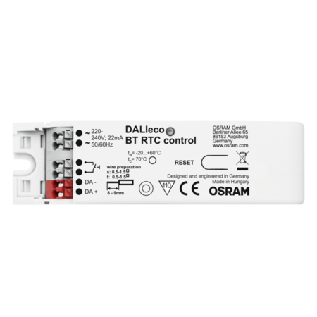 Dispozitiv de control iluminat Ledvance (Osram)  DALIECO BT RTC CONTROL, 230 V, IP20