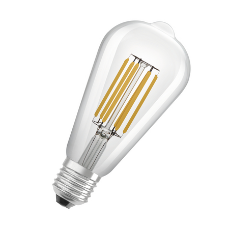 Bec LED Ledvance (Osram)  LED Classic Edison 60 Filament Energy efficiency class A S 4 W 830 Clear E27, 840 lm, 3000 K, 320°, transparent