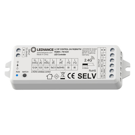 Dispozitiv de control iluminat Ledvance (Osram)  LC RF CONTROL 24V RGBW/TW, 12-24 V, IP20