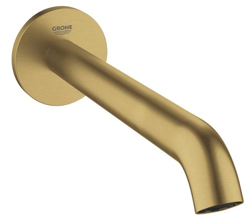 Pipa cada Grohe Essence 13449GN1, 1/2'', universala, 221 mm, aerator, mat, Auriu
