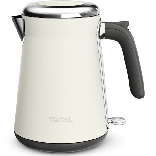 Fierbator Tefal Collection KI666AE0, 2400W, rezervor apa 1.7L, otel inoxidabil, filtru detasabil & lavabil, indicator nivel apa, oprire automata, depozitare cablu (Alb)