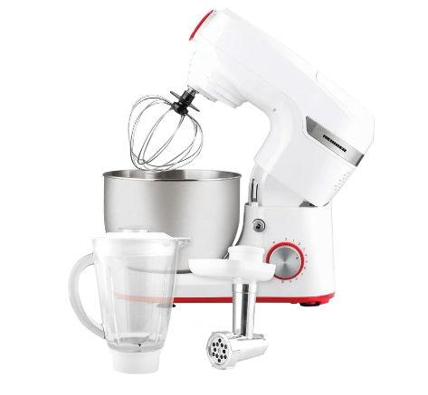 Robot de bucatarie Heinner HPM-1000WH, 1000 W, 5.5 L, 10 Viteze+Pulse (Alb)