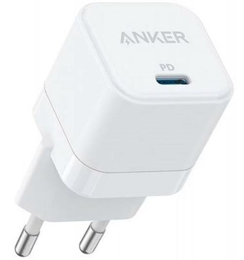 Incarcator Retea Anker PowerPort III Cube, 1 x USB-C,  20W (Alb)