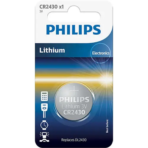 Baterie Philips Lithium CR2430, 3V, 1 buc