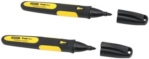 Set 2 markere permanente Stanley FatMax 0-47-312, Negru