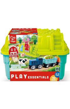 Set de joaca: Trenul de la ferma 40 piese