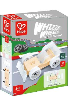 Jucarie: Masinuta Whizzy Wheels. Alb