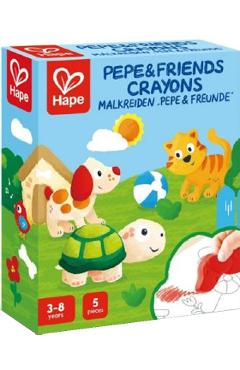 Creioane cerate. Pepe & friends