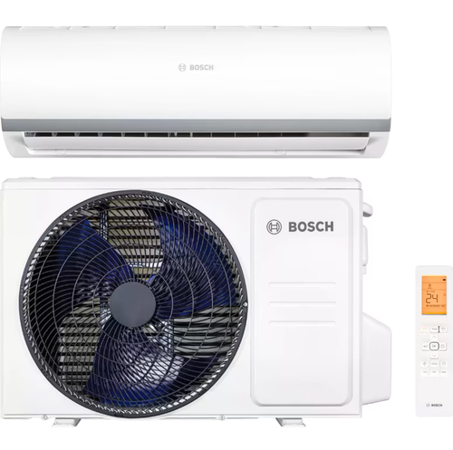 Aparat de aer conditionat Bosch Climate 2000, 18000 BTU, Clasa A++/A+, Inverter, Catalizator rece, Ionizare, Follow Me, Wind avoid me (Alb)