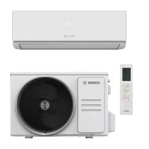 Aparat de aer conditionat Bosch Climate 4000i 26 E, 9000 BTU, Clasa A++/A++, Inverter, R32, Wi-Fi, Mod ECO, Ionizare, I-Clean (Alb)