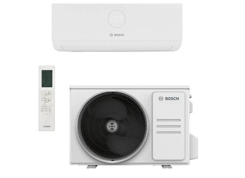 Aparat de aer conditionat Bosch Climate 3000i, 12000 BTU, A++/A+, Filtru catalizator rece, functie Wind avoid me, functie Follow-me, Wi-Fi Ready (Alb)