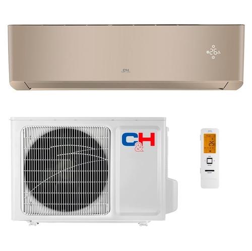 Aparat de aer conditionat Cooper&Hunter SUPREME Continental CH-S12FTXAL-GD, 12000 BTU, Clasa A+++/A+++, Inverter, Wi-Fi, I FEEL, Auto-restart, Auto-diagnosticare, BLUE FIN (Auriu)