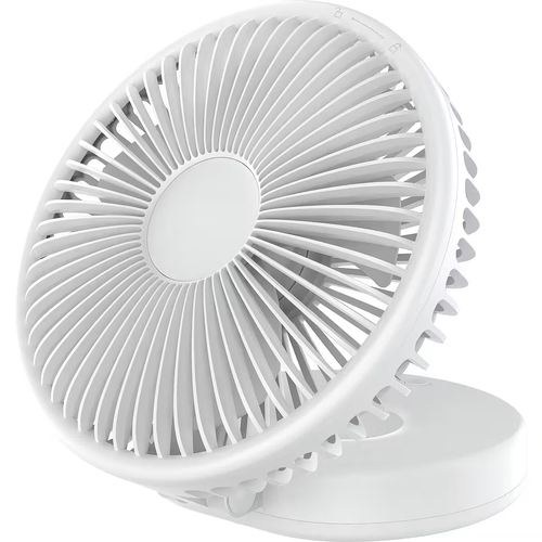 Ventilator Platinet PRDF0396, 10 W, 3 viteze, 2x1200 mAh (Alb)
