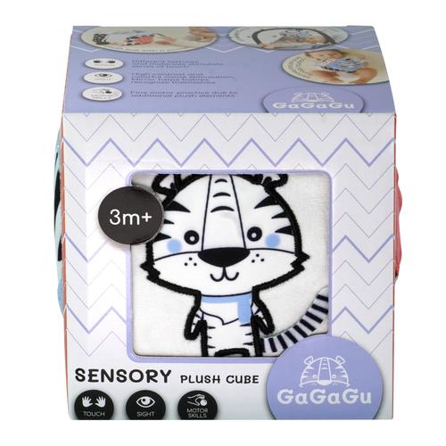 Cub senzorial de plus GaGaGu, cu activitati, 10 cm