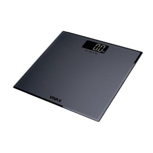 Cantar pentru baie Vivax PS-157BM, 180 Kg, sticla, Negru