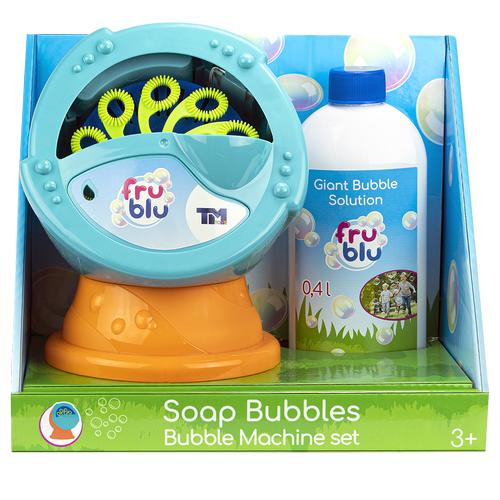Set baloane de sapun Fru Blu - Bubble machine, cu solutie baloane 400 ml