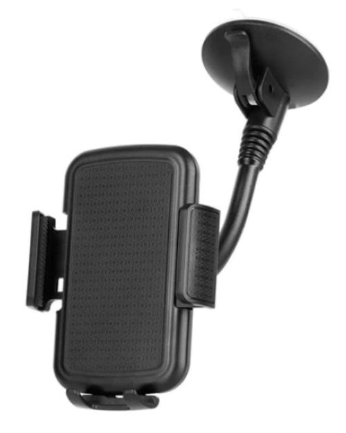 Suport universal auto Kruger&Matz KM1361, prindere cu ventuza (Negru)