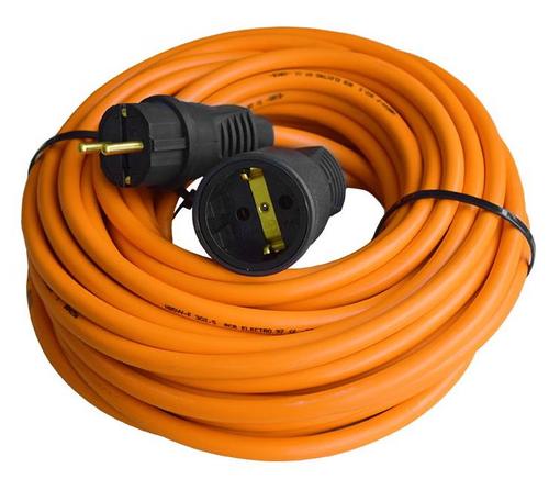 Prelungitor OEM PS25-1X25, 3x2.5mm, 1 priza, 25 m (Portocaliu)