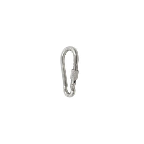 Carabina zincata cu clapeta securizata, 80mm, Mega