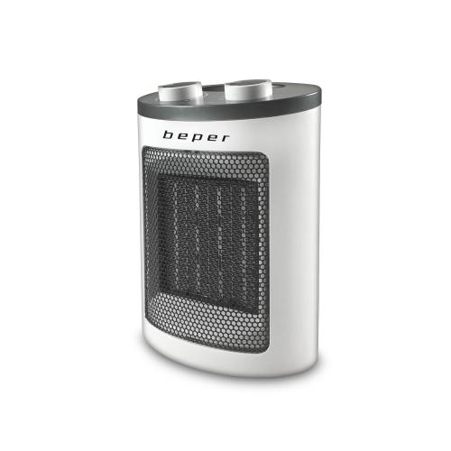 Aeroterma PTC ceramic Beper RI.080, 1500W, protectie supraincalzire (Negru/Argintiu)