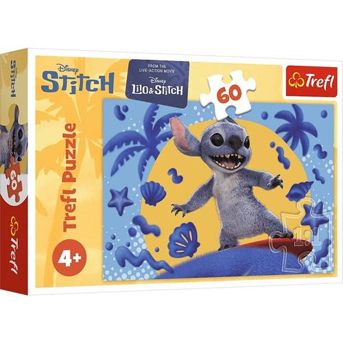 Puzzle Disney Stitch 60 piese, dimensiuni 330x220mm