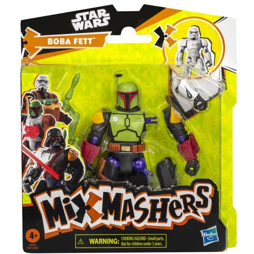 Figurina Star Wars Mix Mashers - Boba Fett, cu accesorii, 12 cm
