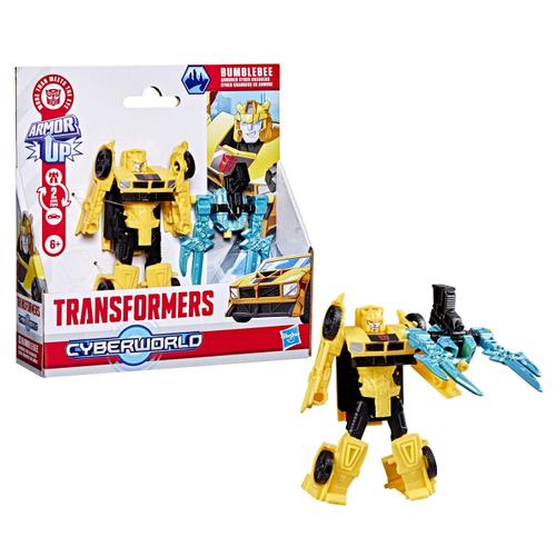 Figurina Transformers Cyberworld - Armored Up, Bumblebee